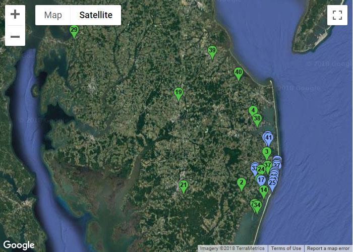 Ocean City / DE Shore Map